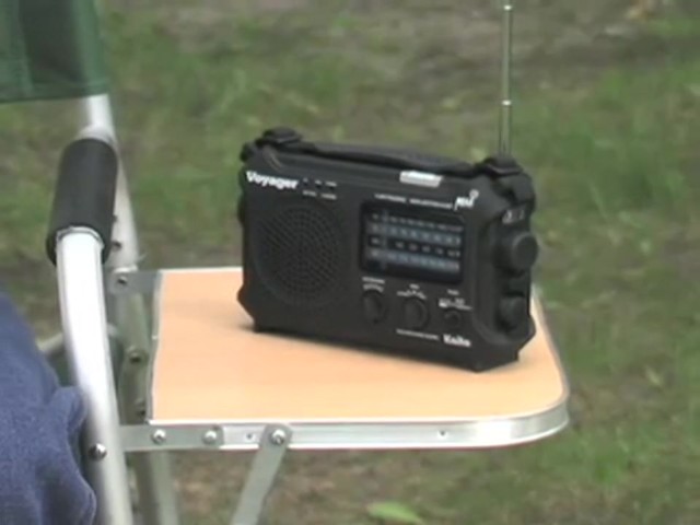 Kaito&reg; Voyager Solar Dynamo Weather Radio - image 2 from the video