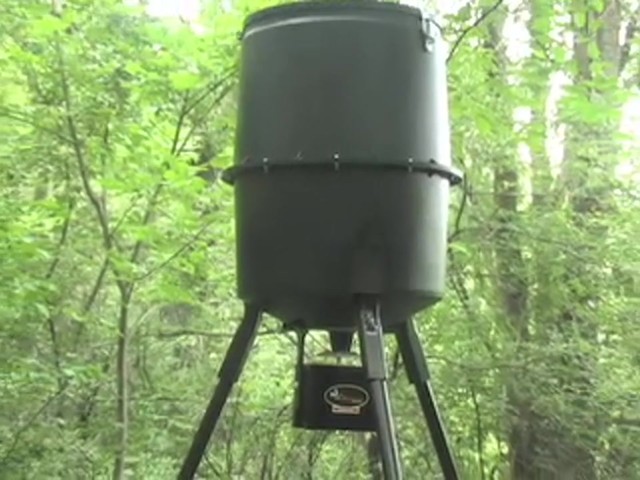 Wildgame Innovations&reg; 30 - gal. Tripod Feeder - image 2 from the video