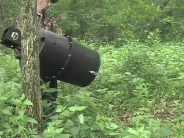Wildgame Innovations&reg; 30 - gal. Tripod Feeder - image 3 from the video