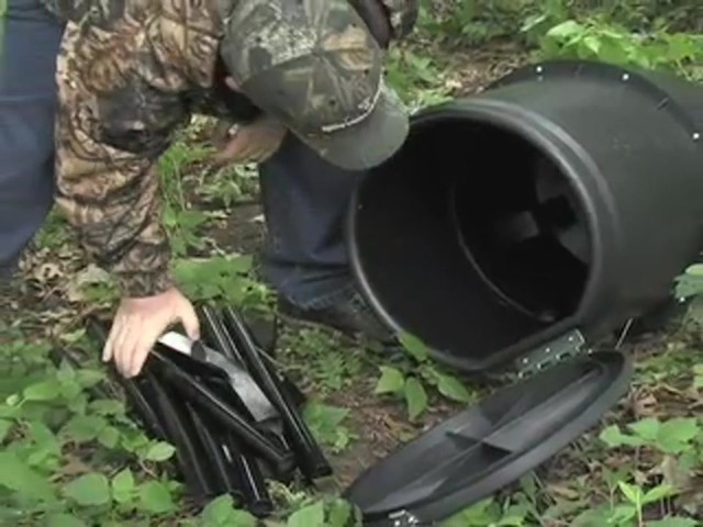 Wildgame Innovations&reg; 30 - gal. Tripod Feeder - image 4 from the video
