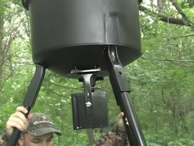 Wildgame Innovations&reg; 30 - gal. Tripod Feeder - image 6 from the video