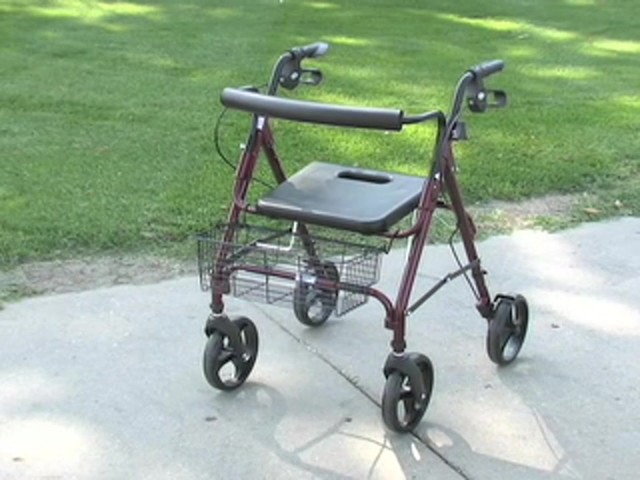 Drive Medical&reg; D - Lite Portable Rollator - image 10 from the video