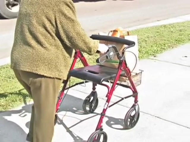 Drive Medical&reg; D - Lite Portable Rollator - image 3 from the video