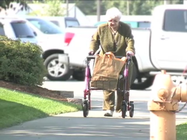 Drive Medical&reg; D - Lite Portable Rollator - image 4 from the video