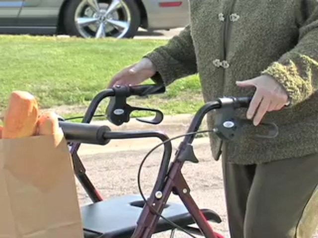 Drive Medical&reg; D - Lite Portable Rollator - image 5 from the video