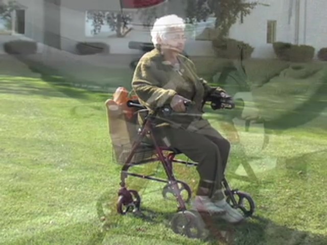 Drive Medical&reg; D - Lite Portable Rollator - image 7 from the video