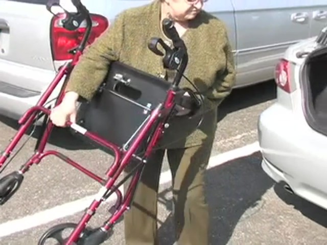 Drive Medical&reg; D - Lite Portable Rollator - image 8 from the video