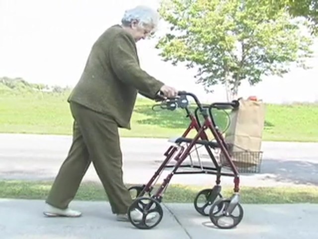 Drive Medical&reg; D - Lite Portable Rollator - image 9 from the video