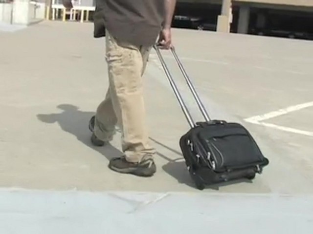 McKlein USA&reg; Austin 17&quot; Detachable Wheeled Laptop Case - image 1 from the video