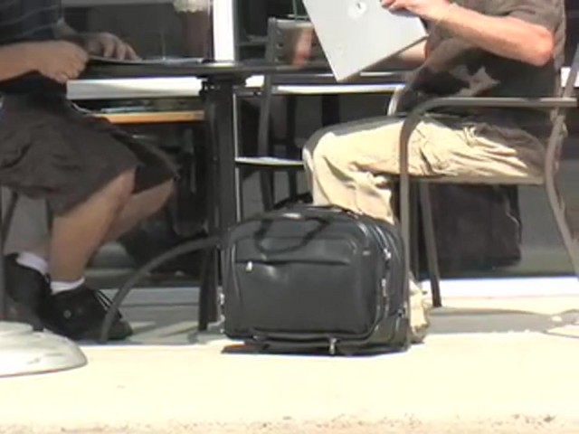 McKlein USA&reg; Austin 17&quot; Detachable Wheeled Laptop Case - image 9 from the video