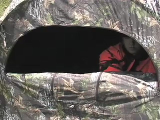 Guide Gear&reg; Deluxe Ground Blind - image 2 from the video