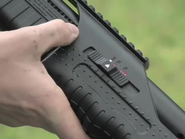 Walther&reg; SG9000 Tactical Air Shotgun with BONUS Rail - mounted Laser Sight - image 6 from the video
