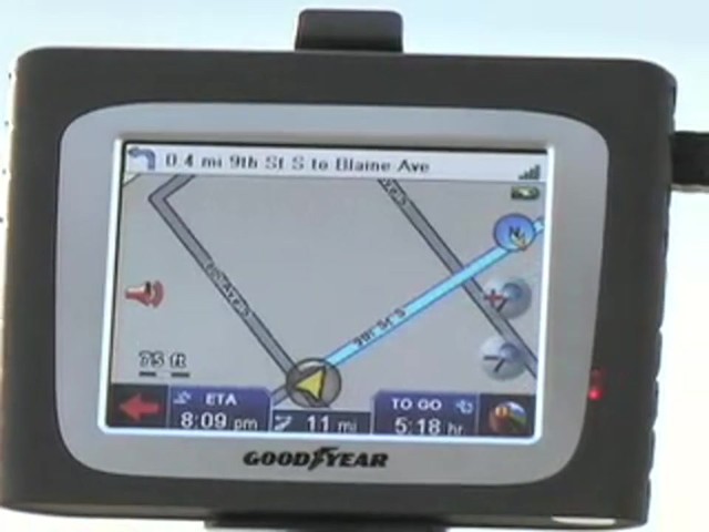 Goodyear&reg; 3.5&quot; GPS Unit - image 4 from the video