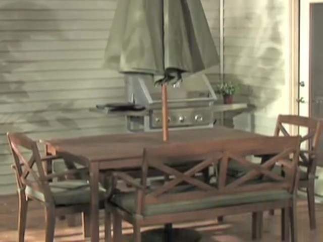 The Vineyard 6 - person Dining Set - image 10 from the video