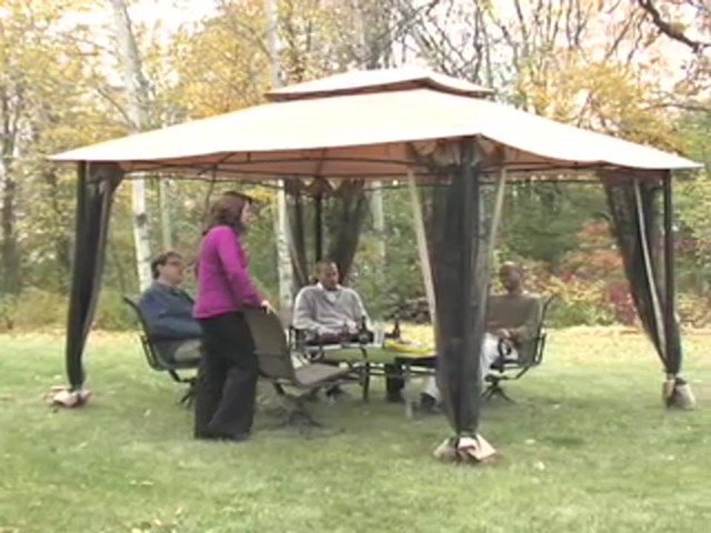 10x12' Classic Garden Gazebo - image 8 from the video