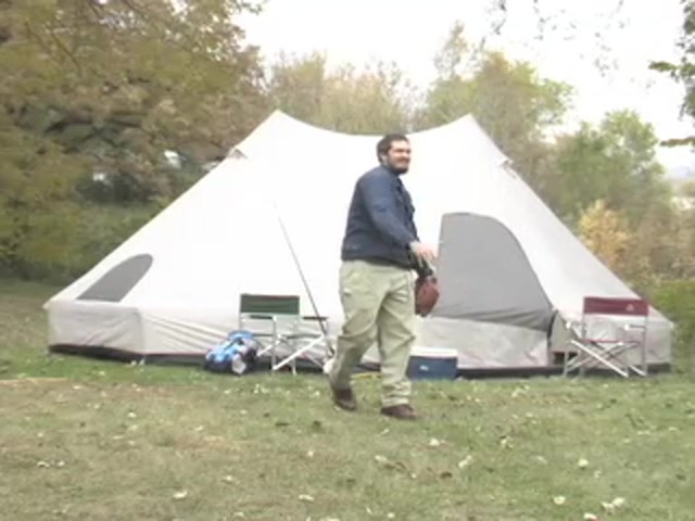 Guide Gear&reg; Double Wigwam Tent - image 10 from the video