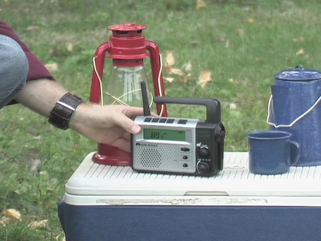 Midland Base Camp Radio Silver - tone - image 10 from the video