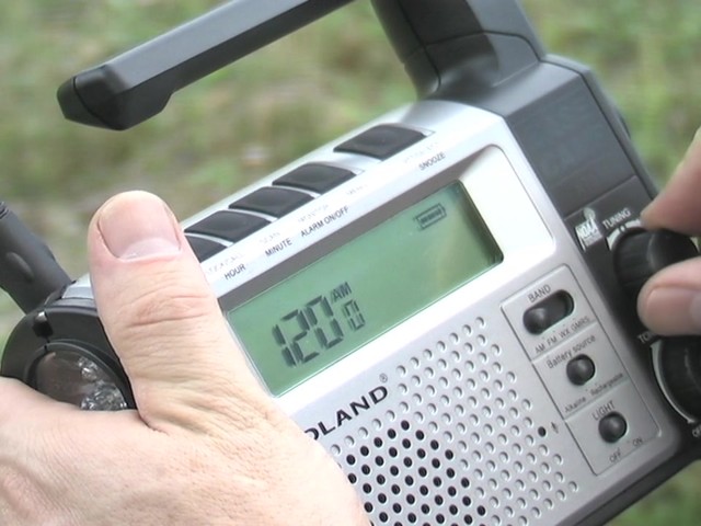Midland Base Camp Radio Silver - tone - image 4 from the video