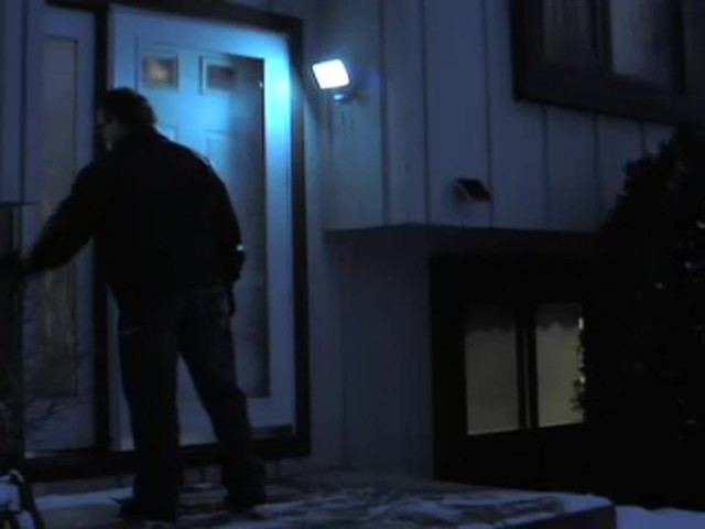 Motion - activated 50 - LED Solar Security Floodlight - image 3 from the video