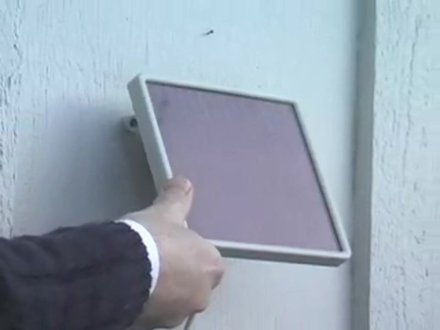 Motion - activated 50 - LED Solar Security Floodlight - image 5 from the video