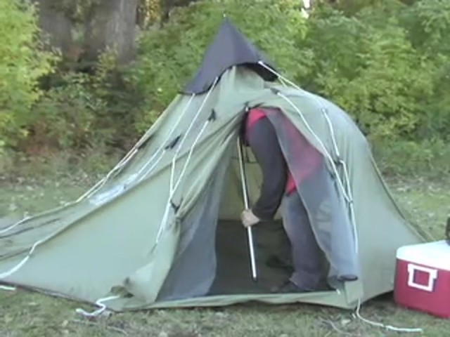 Guide Gear&reg; 10x10' Teepee Tent - image 4 from the video