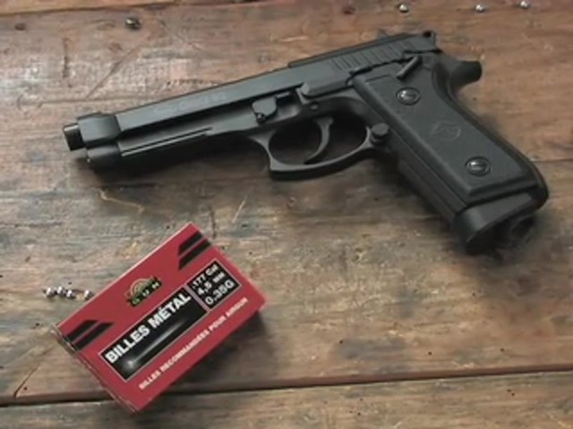 GSG&reg; 92 CO2 .177 cal. BB Air Pistol Black - image 2 from the video