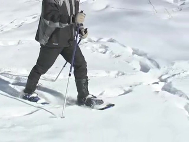 9x30&quot; Guide Gear&reg; High Pass Snowshoes - image 7 from the video