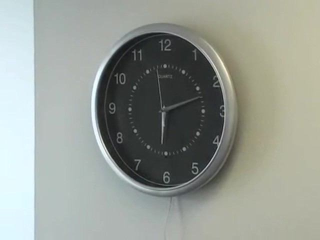 SecurityMan&reg; Clock Cam Wireless Security Camera - image 1 from the video