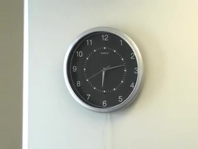 SecurityMan&reg; Clock Cam Wireless Security Camera - image 10 from the video