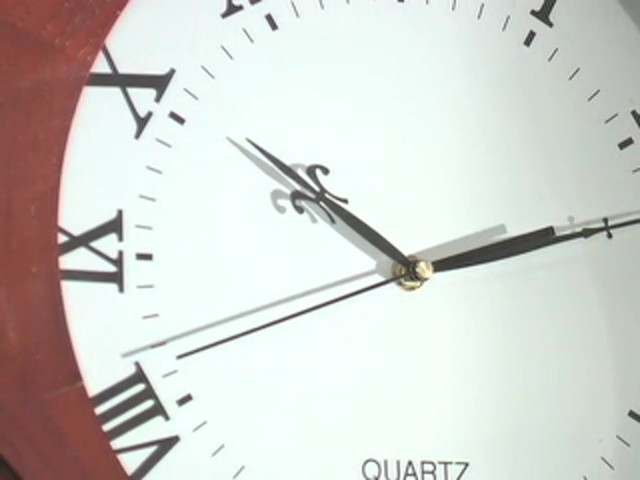 Octagon Gun Clock Dark Oak - image 2 from the video