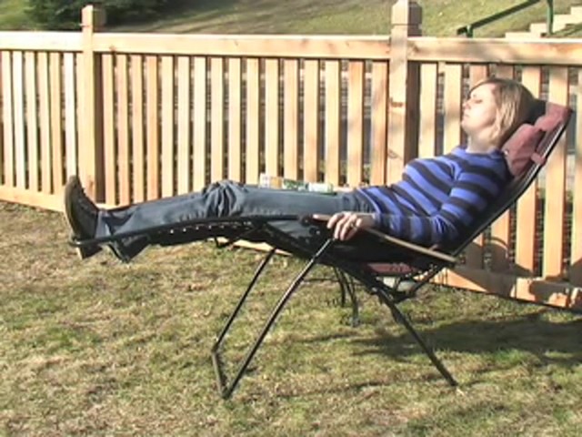 Faulkner&reg; Zero Gravity Chair - image 6 from the video