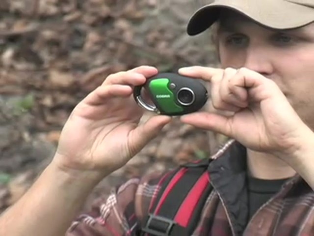 Cobra&reg; 1.3 MP Digital Carabiner Camera with LED Light - image 9 from the video