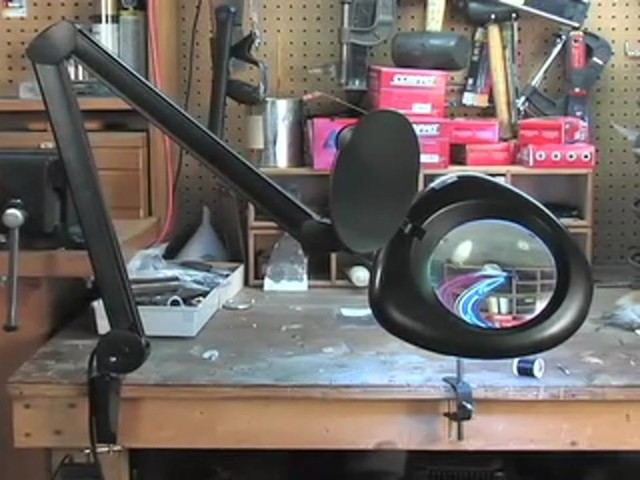 Grandrich&reg; Magnifier Task Lamp - image 1 from the video