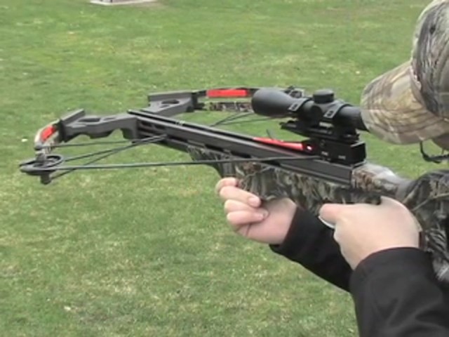 Arrow Precision&reg; 375 F.P.S. Inferno Firestorm&reg; Compound Crossbow Package - image 5 from the video