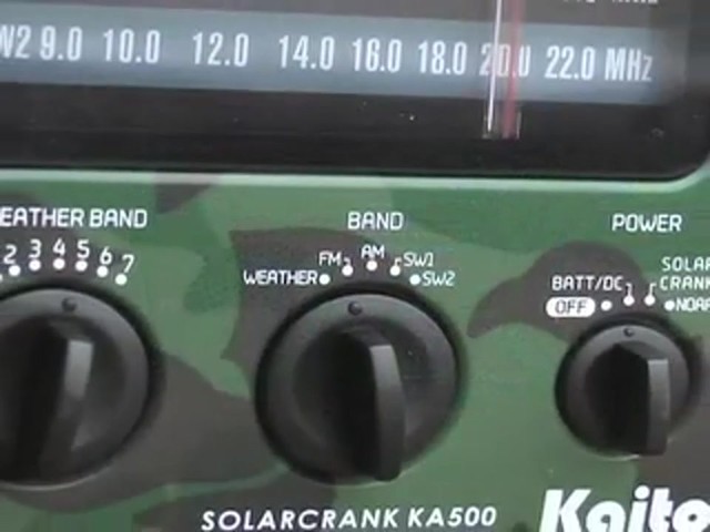 Kaito&reg; Voyager Solar Dynamo Radio Camo - image 2 from the video