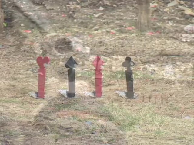 4 - Pc. Set of Guide Gear&reg; Card Suit Rimfire Popper Targets - image 3 from the video