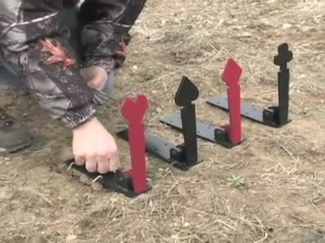 4 - Pc. Set of Guide Gear&reg; Card Suit Rimfire Popper Targets - image 4 from the video