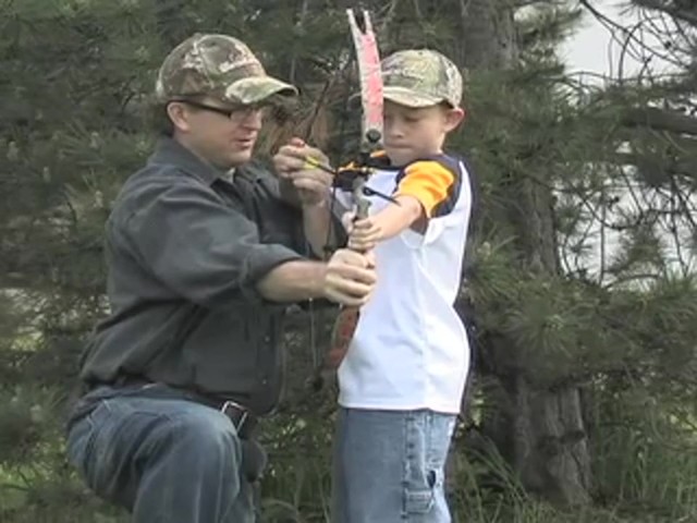 Arrow Precision&#153; Caribou Youth Bow Fall Dip Camo - image 2 from the video