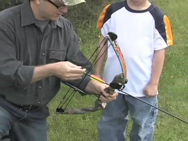 Arrow Precision&#153; Caribou Youth Bow Fall Dip Camo - image 3 from the video