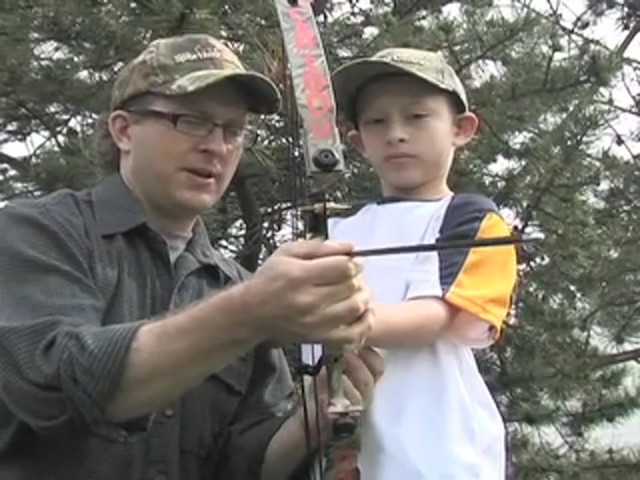 Arrow Precision&#153; Caribou Youth Bow Fall Dip Camo - image 4 from the video