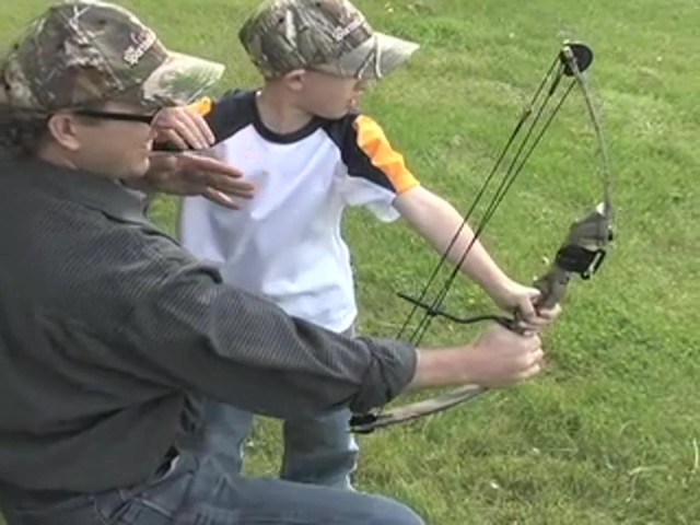 Arrow Precision&#153; Caribou Youth Bow Fall Dip Camo - image 5 from the video