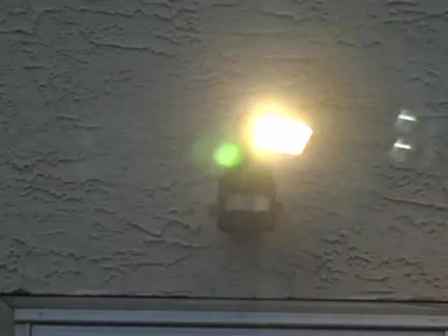 NightWatcher&reg; Motion - tracking Security Light with Wireless Alarm - image 3 from the video