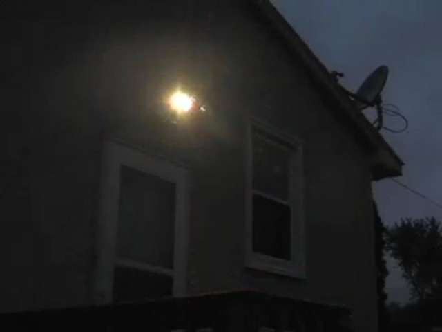 NightWatcher&reg; Motion - tracking Security Light with Wireless Alarm - image 5 from the video