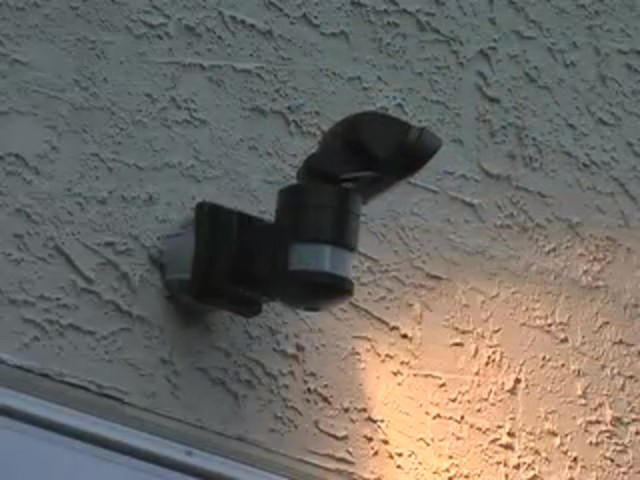 NightWatcher&reg; Motion - tracking Security Light with Wireless Alarm - image 6 from the video
