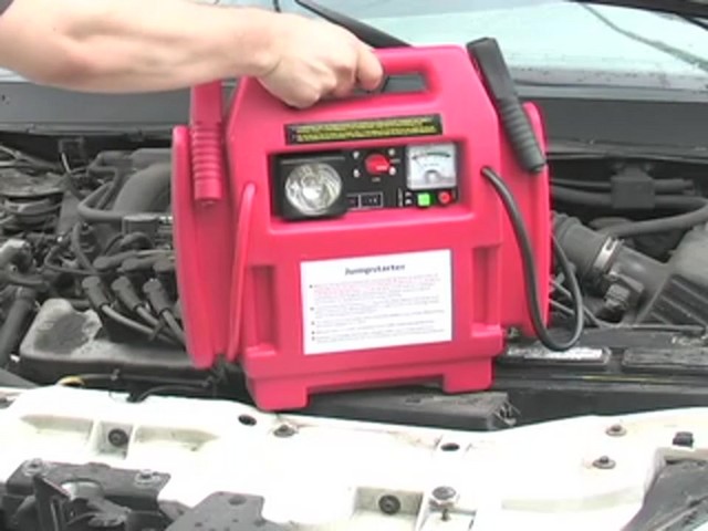 Guide Gear&reg; Jumpstarter with Air Compressor - image 4 from the video