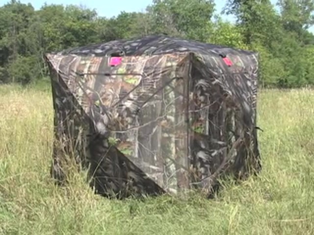 Guide Gear&reg; Deluxe 5 - hub Ground Blind Next Camo&reg; - image 1 from the video