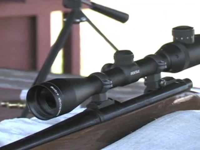 Pentax&reg; Gameseeker 4 - 12x40 mm Illuminated Bullet Drop Reticle Scope - image 10 from the video