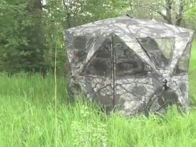 Guide Gear&reg; Run & Gun 5 - hub Blind with Smart Silver&reg; Scent Control - image 1 from the video