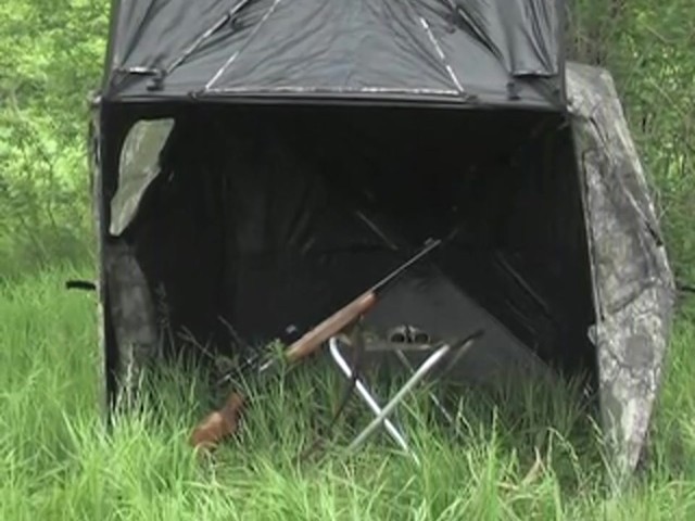 Guide Gear&reg; Run & Gun 5 - hub Blind with Smart Silver&reg; Scent Control - image 6 from the video