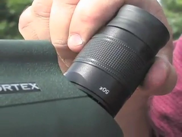 Vortex&reg; Impact RA 25 - 75x70 mm Angled Spotting Scope - image 8 from the video